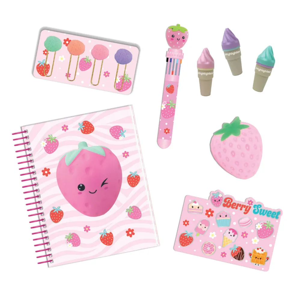 Hot Focus So Berry Cute Squishy Journal Book
