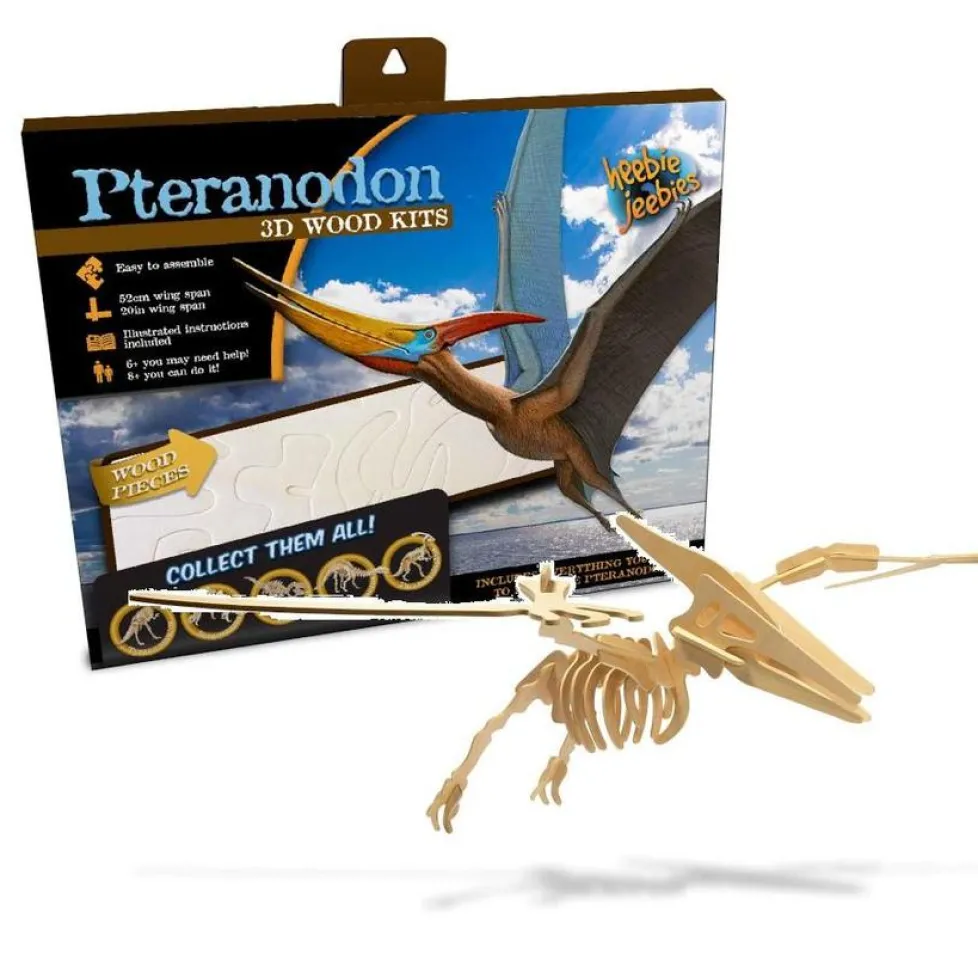 Heebie Jeebies Dinosaur 3D Wood Kits
