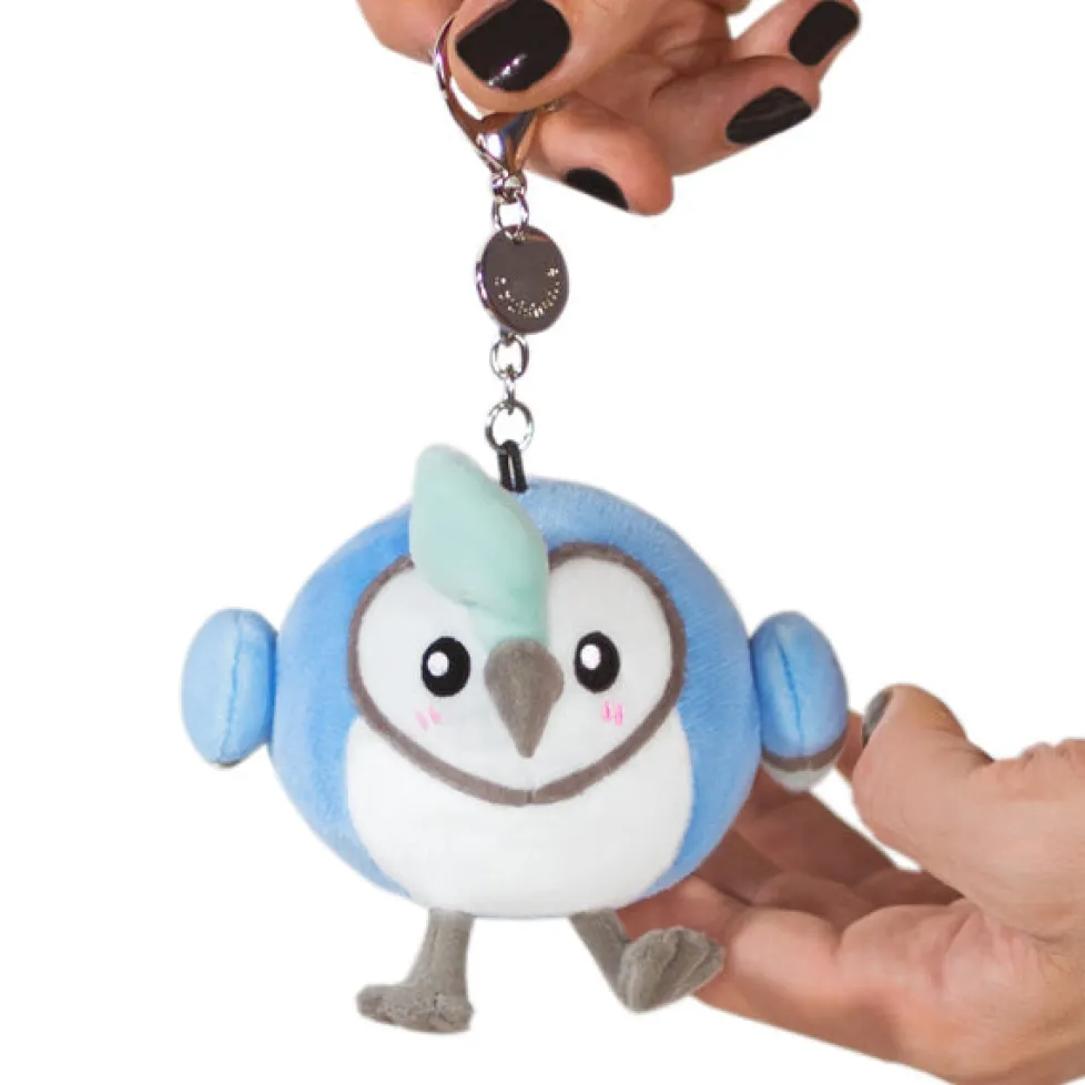 Squishable® Micro Keychain: Blue Jay 4" - Discontinued
