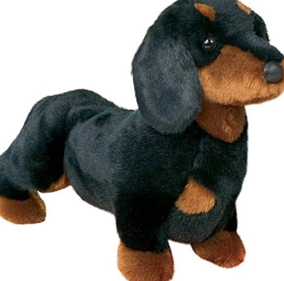 Douglas Spats Black and Tan Dachshund 16"