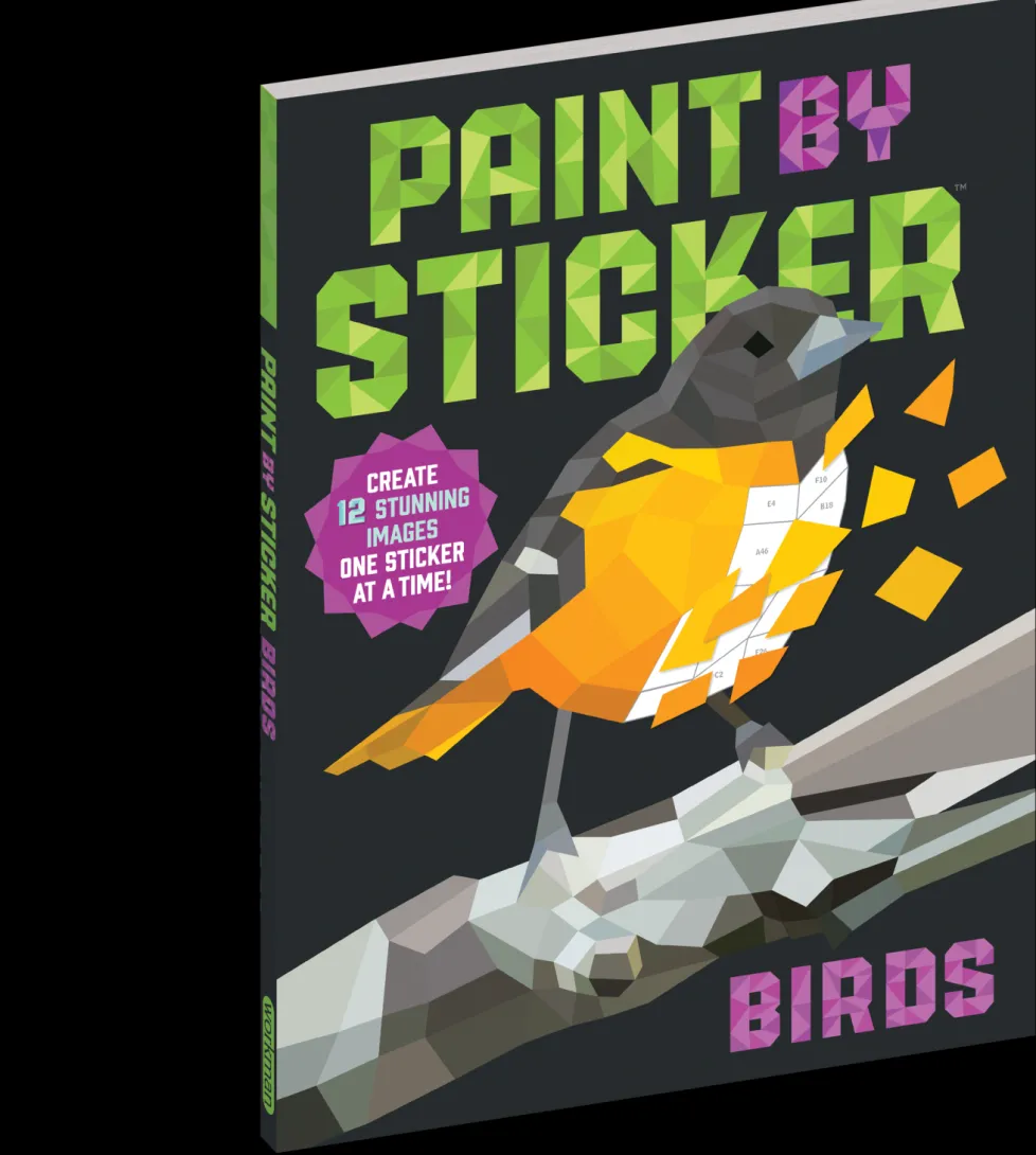 Paint By Sticker: Birds