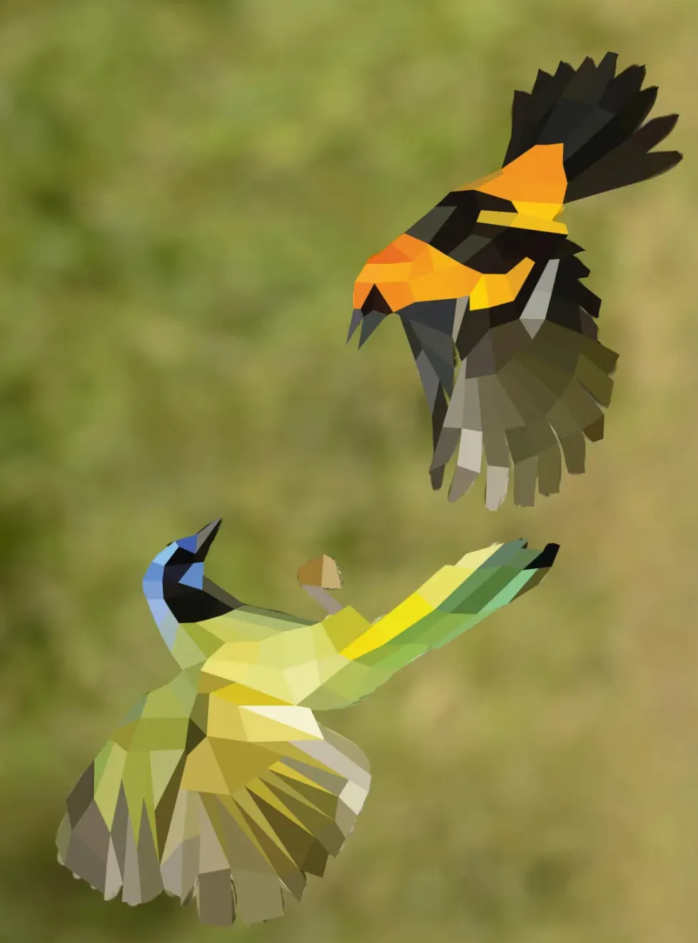 Paint By Sticker: Birds