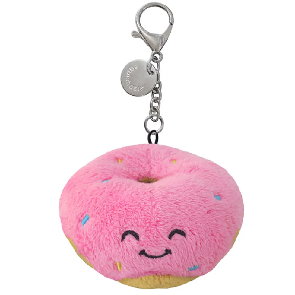 Squishable® Micro Keychain: Pink Donut 3"