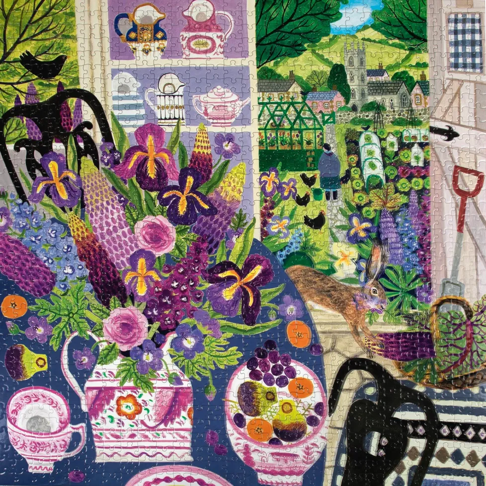 eeBoo 1000 Piece Puzzle Lavender Kitchen
