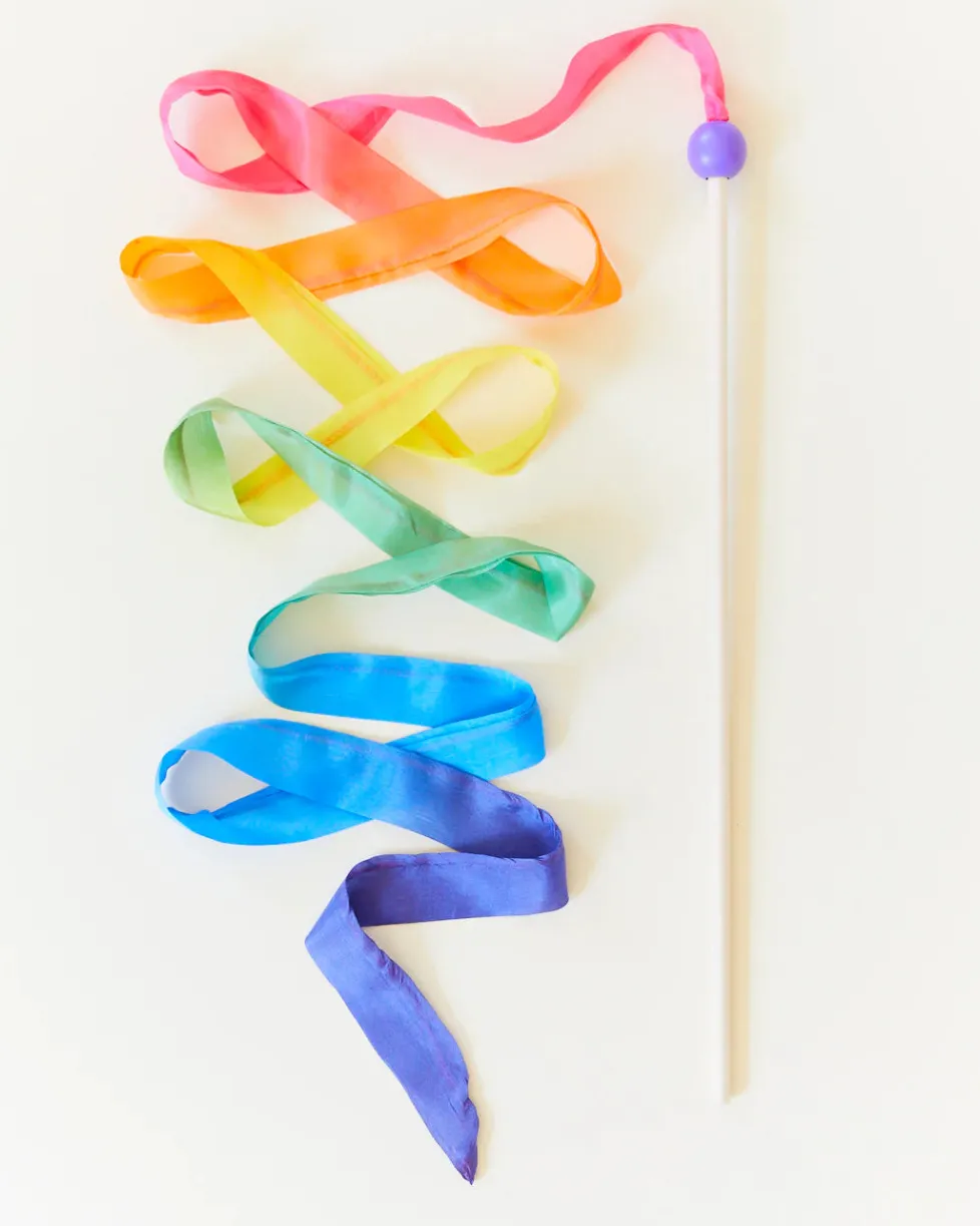 Sarah's Silks: Streamer Wand Rainbow