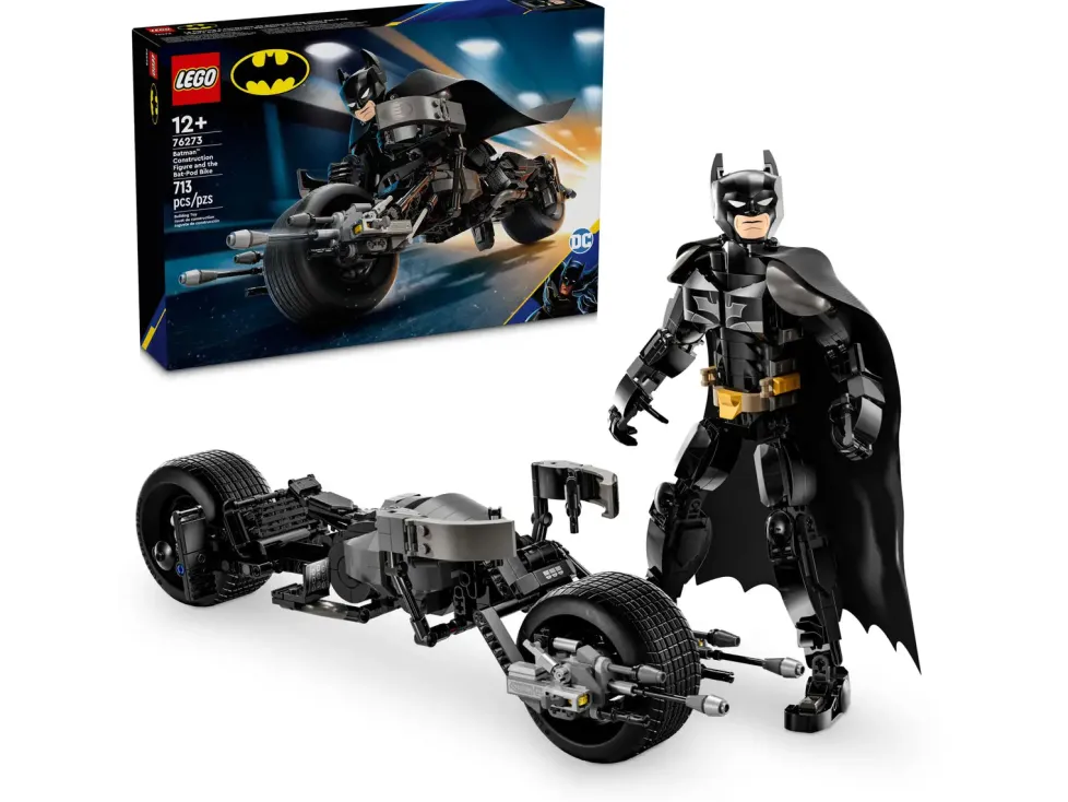 LEGO® Batman™ Construction Figure and the Bat-Pod Bike 76273