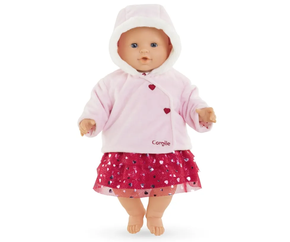 Corolle Dolls Clothes Coat - Heart Petals