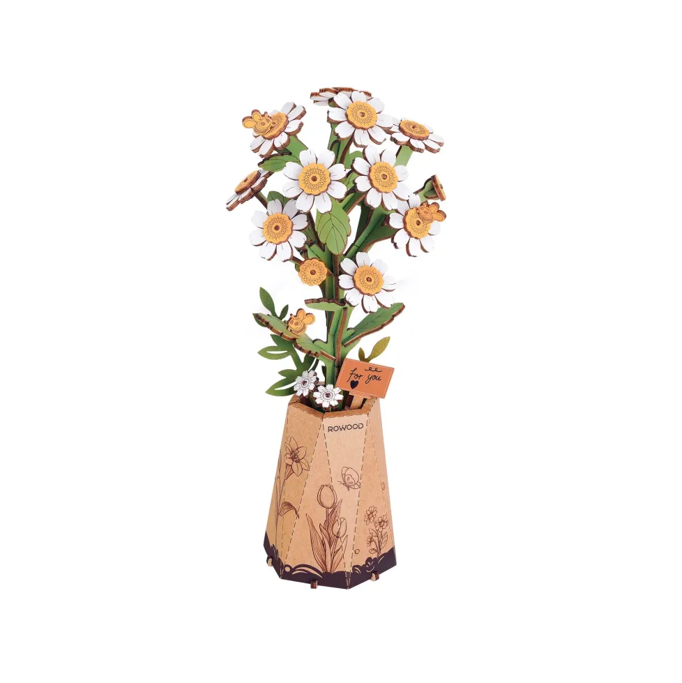 Hands Craft Wooden Bloom Craft: Chamomile