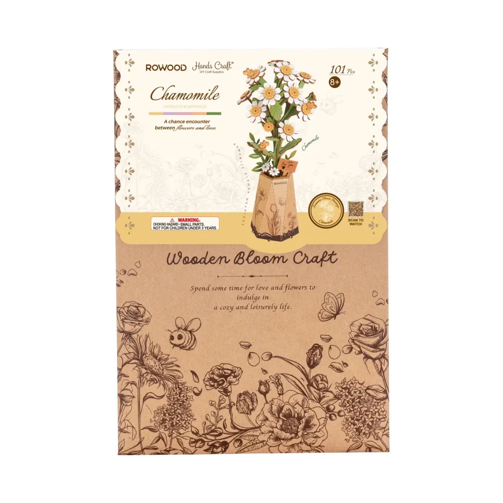 Hands Craft Wooden Bloom Craft: Chamomile