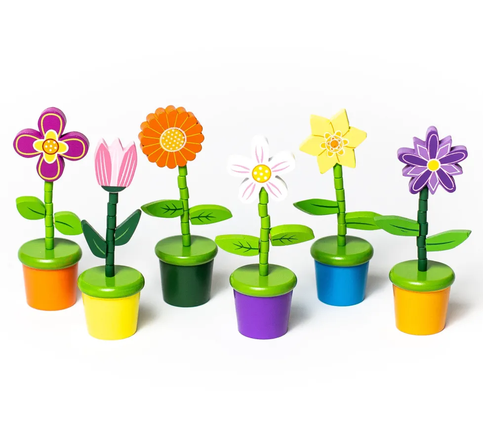 Jack Rabbit Creations Flower Push Puppets