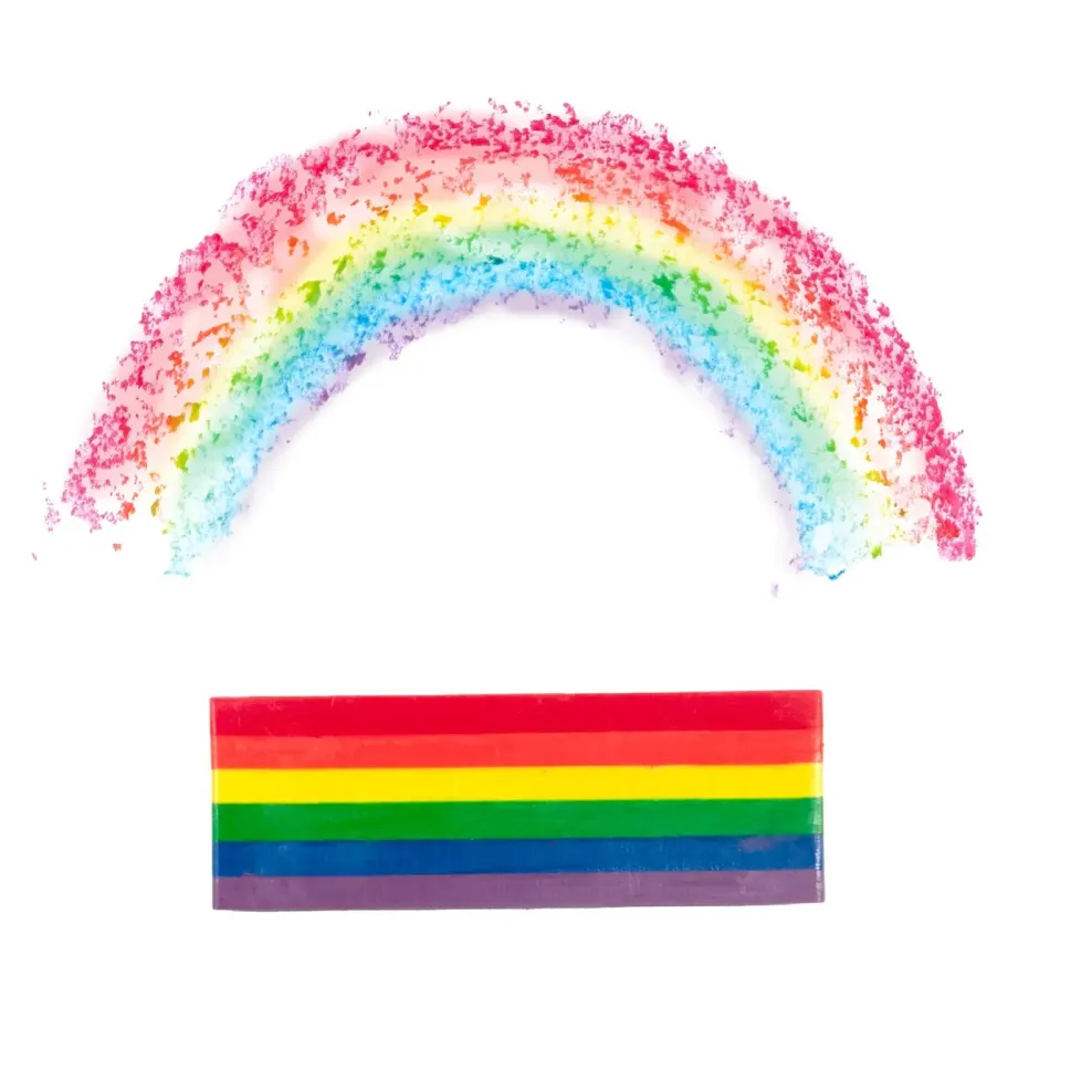 eeBoo Rainbow Jumbo Crayon