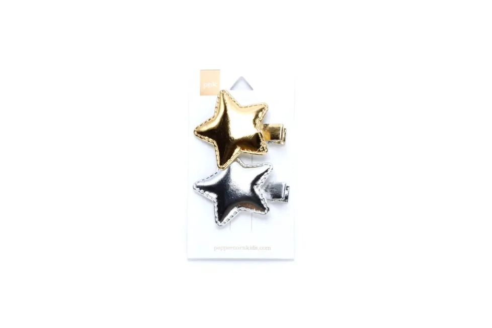 Peppercorn Kids Metallic Star Hair Clip