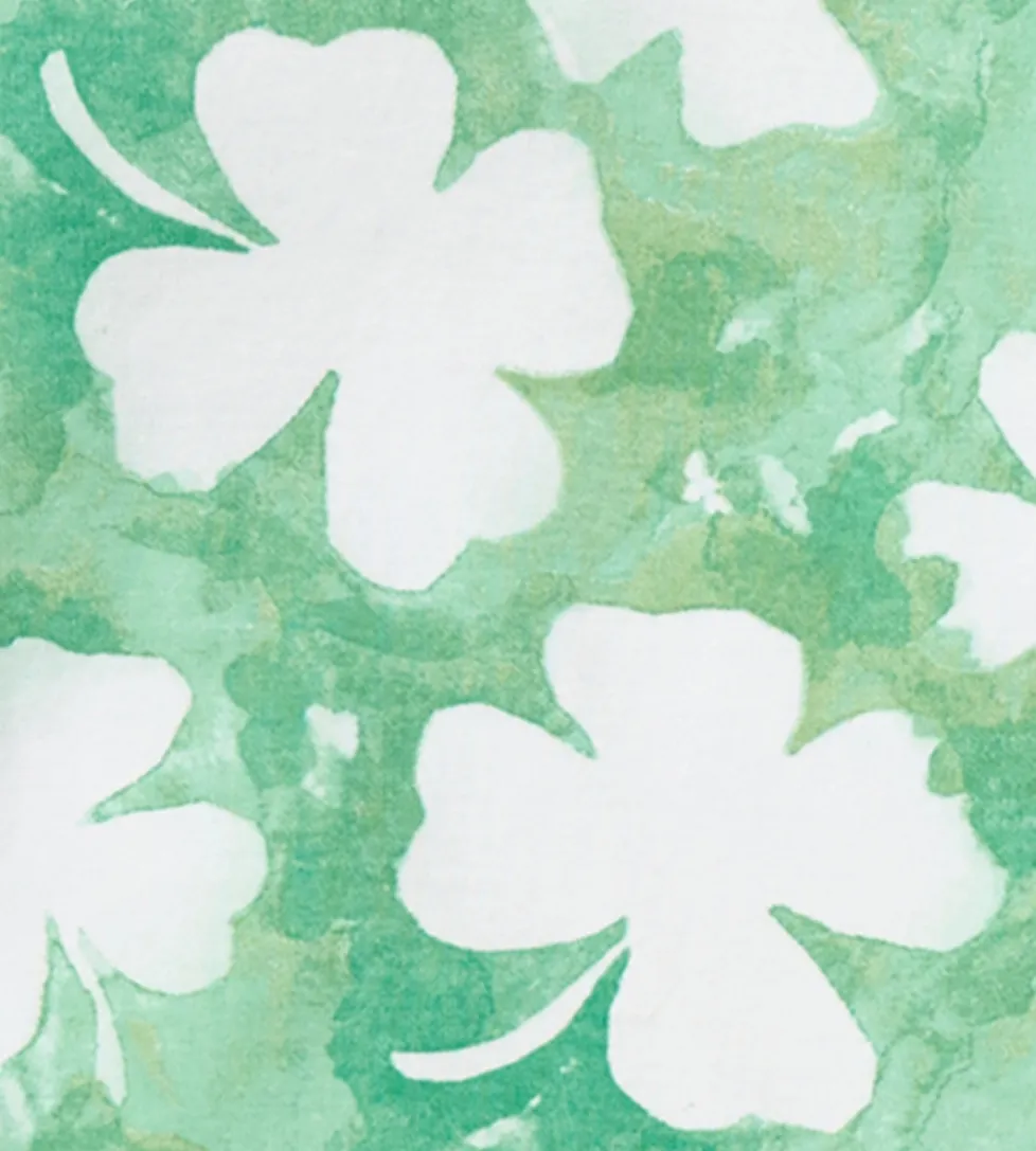 Burt's Bees Organic Baby One-Piece Sleeper Artsy Clovers