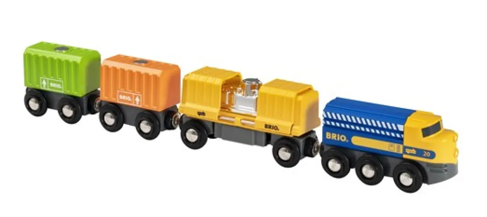 Brio Three-Wagon Cargo Train 33982