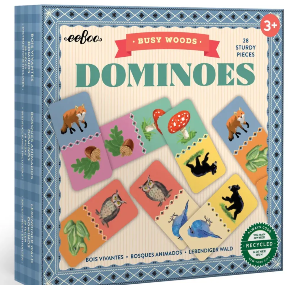 eeBoo Busy Woods Dominos