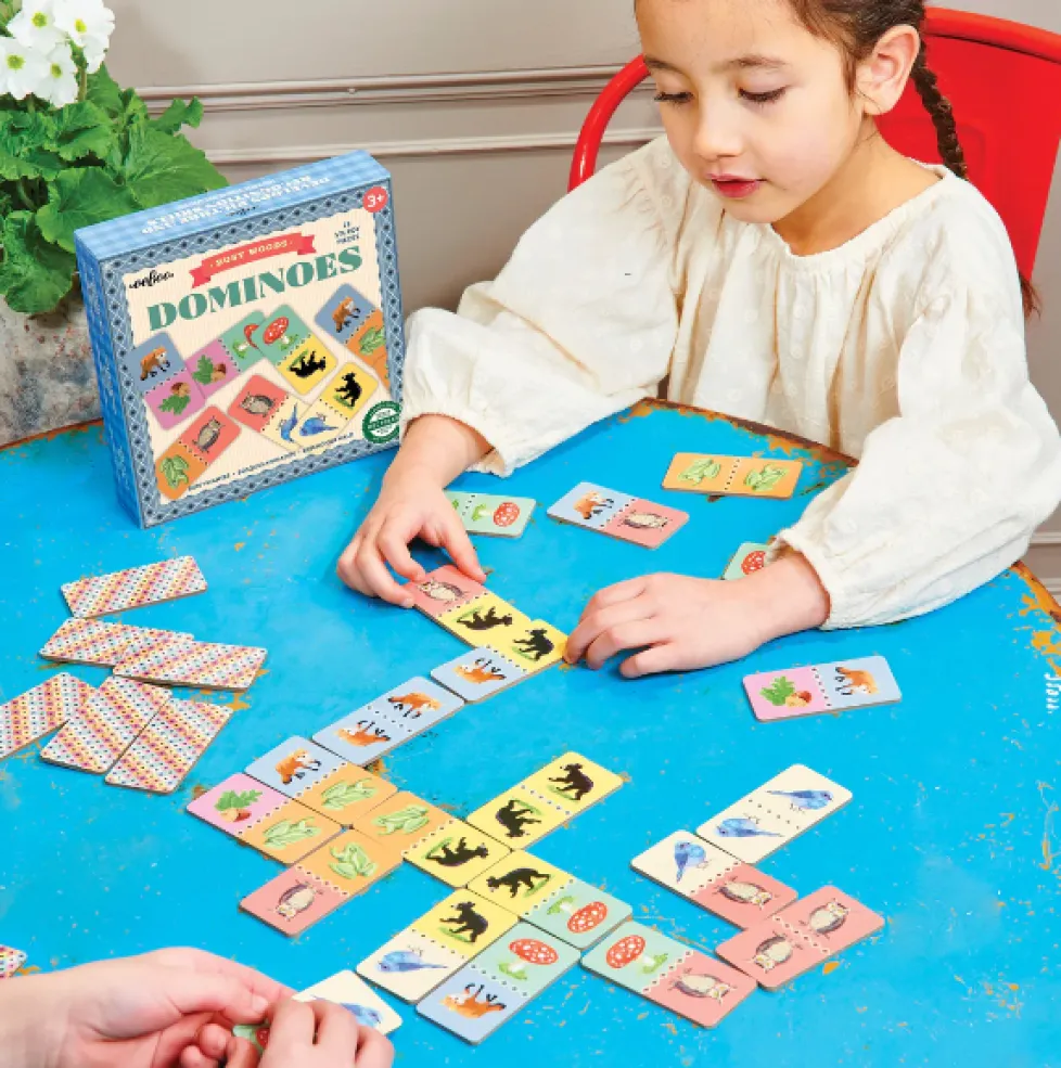 eeBoo Busy Woods Dominos