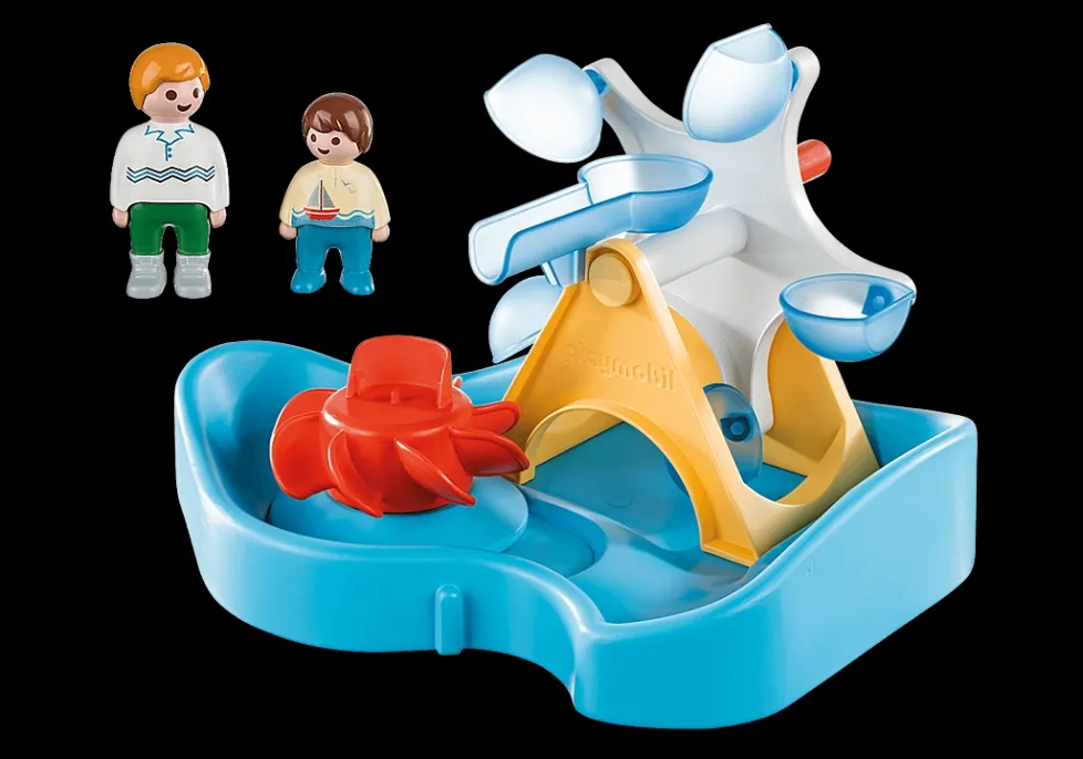 Playmobil 1.2.3 Aqua: Water Wheel Carousel 70268