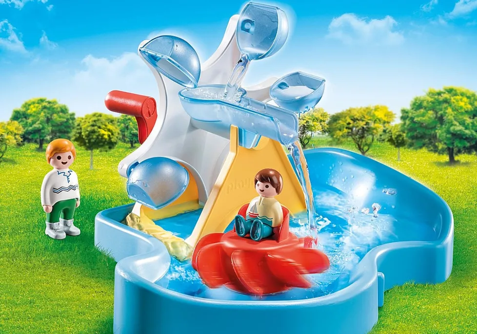 Playmobil 1.2.3 Aqua: Water Wheel Carousel 70268