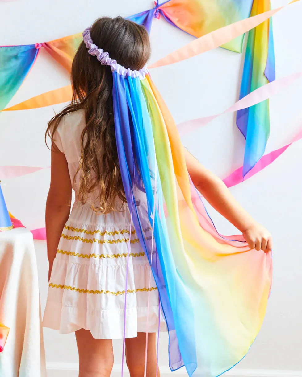 Sarah's Silks: Veil Rainbow