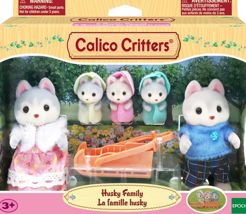 Calico Critters Husky Family