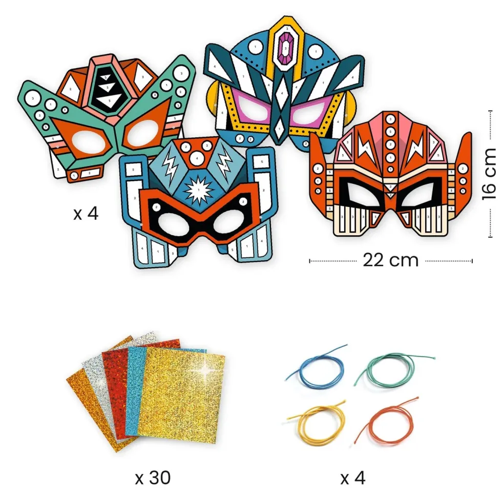Djeco DIY Super Robots Masks