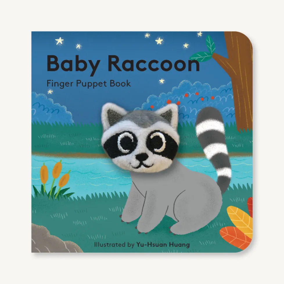 Baby Raccoon Finger Puppet Board Book