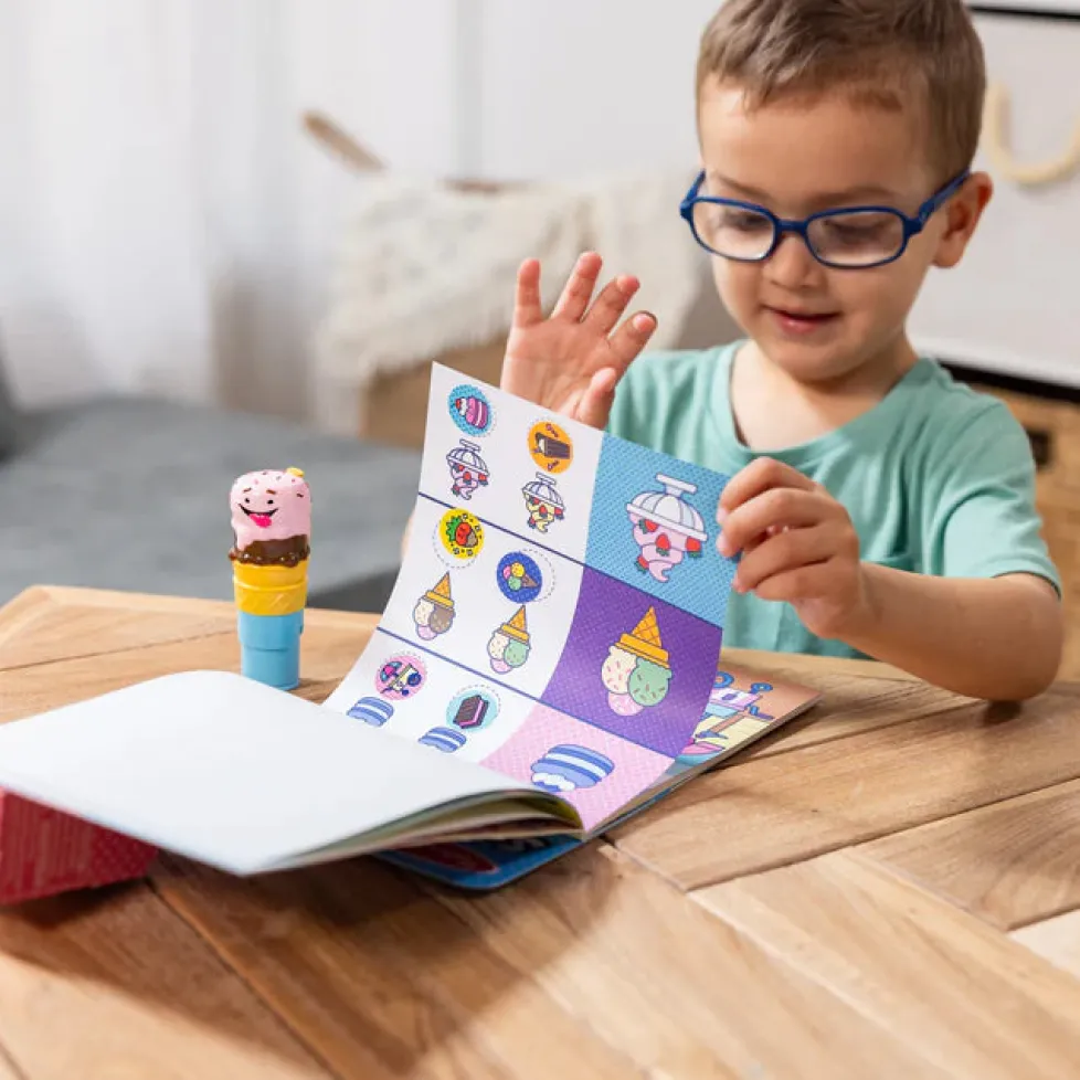 Melissa & Doug® Sticker WOW!® Activity Pad & Sticker Stamper - Ice Cream