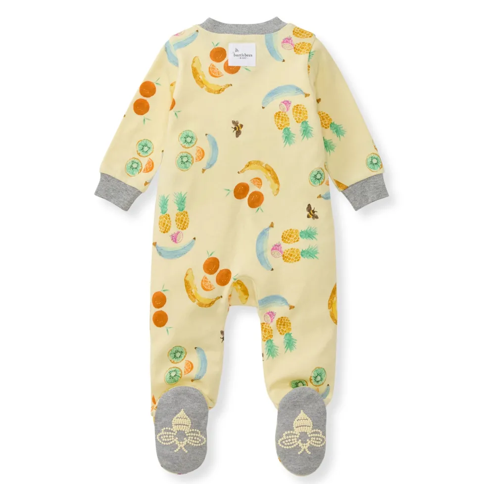 Burt's Bees Organic Baby One-Piece Sleep & Play Play With Your Food