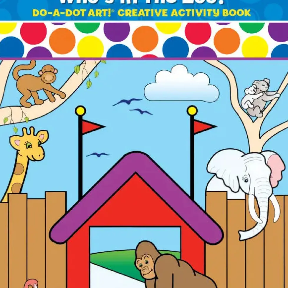 Do-A-Dot Art® Coloring Book: Who's in the Zoo