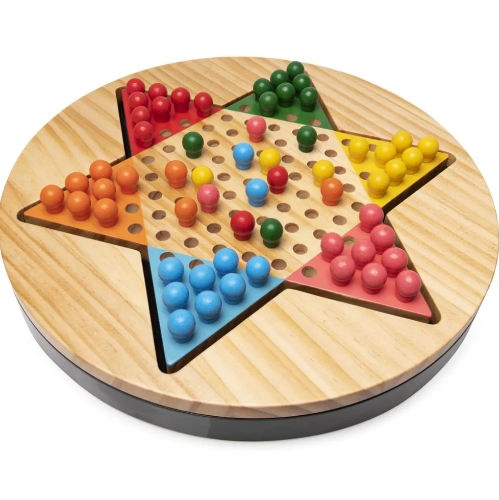 Cardinal Games Deluxe Wooden Chinese Checkers Set
