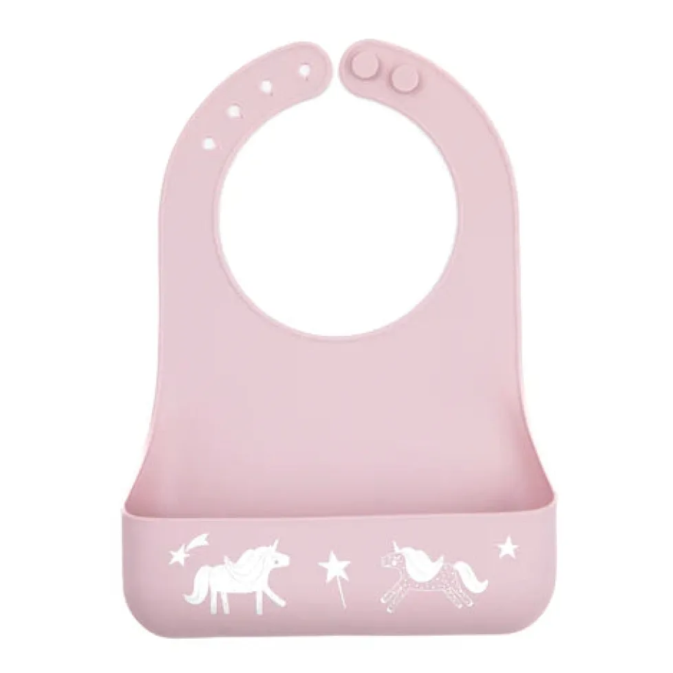 Bella Tunno Little Bites Starter Bib: Magic Unicorns