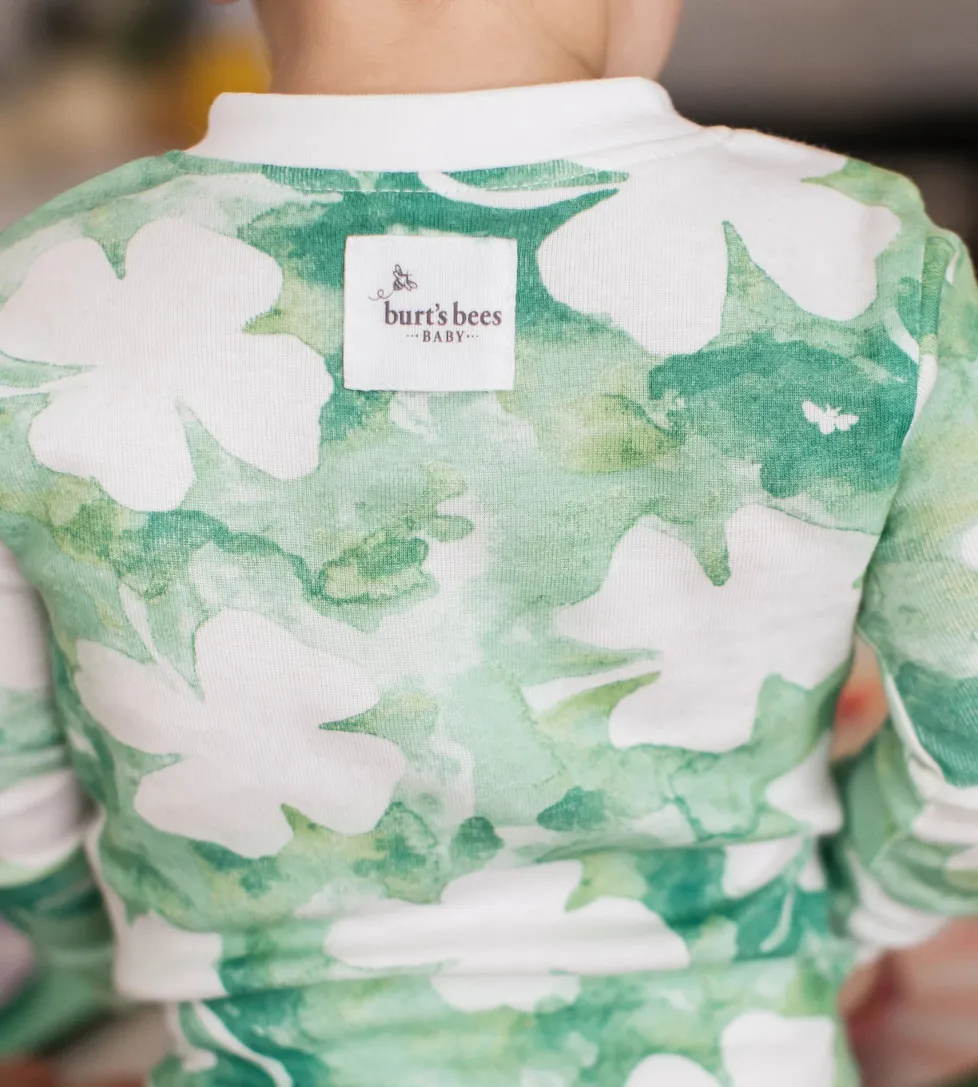 Burt's Bees Organic Two-Piece Pajamas Artsy Clover