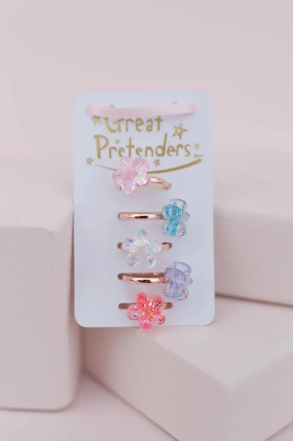 Great Pretenders Boutique Rings: Shimmer Flower