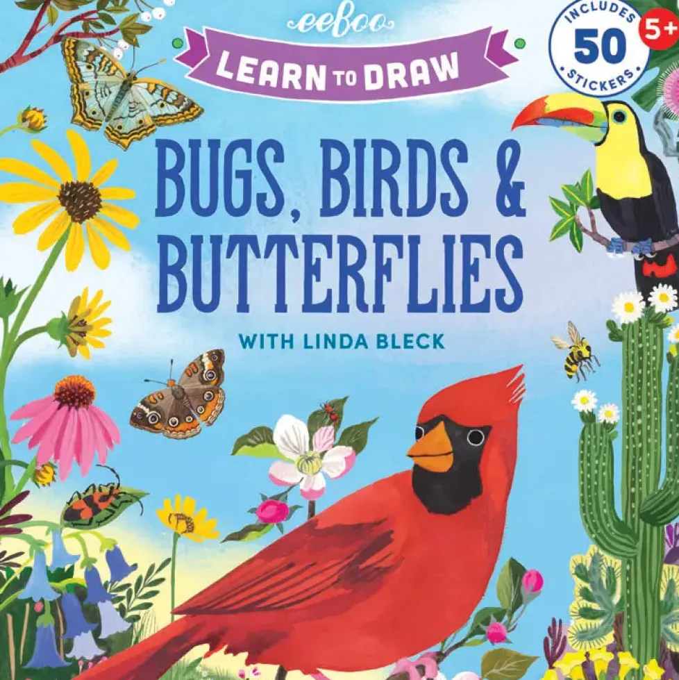 eeBoo Learn to Draw Bugs, Birds & Butterflies
