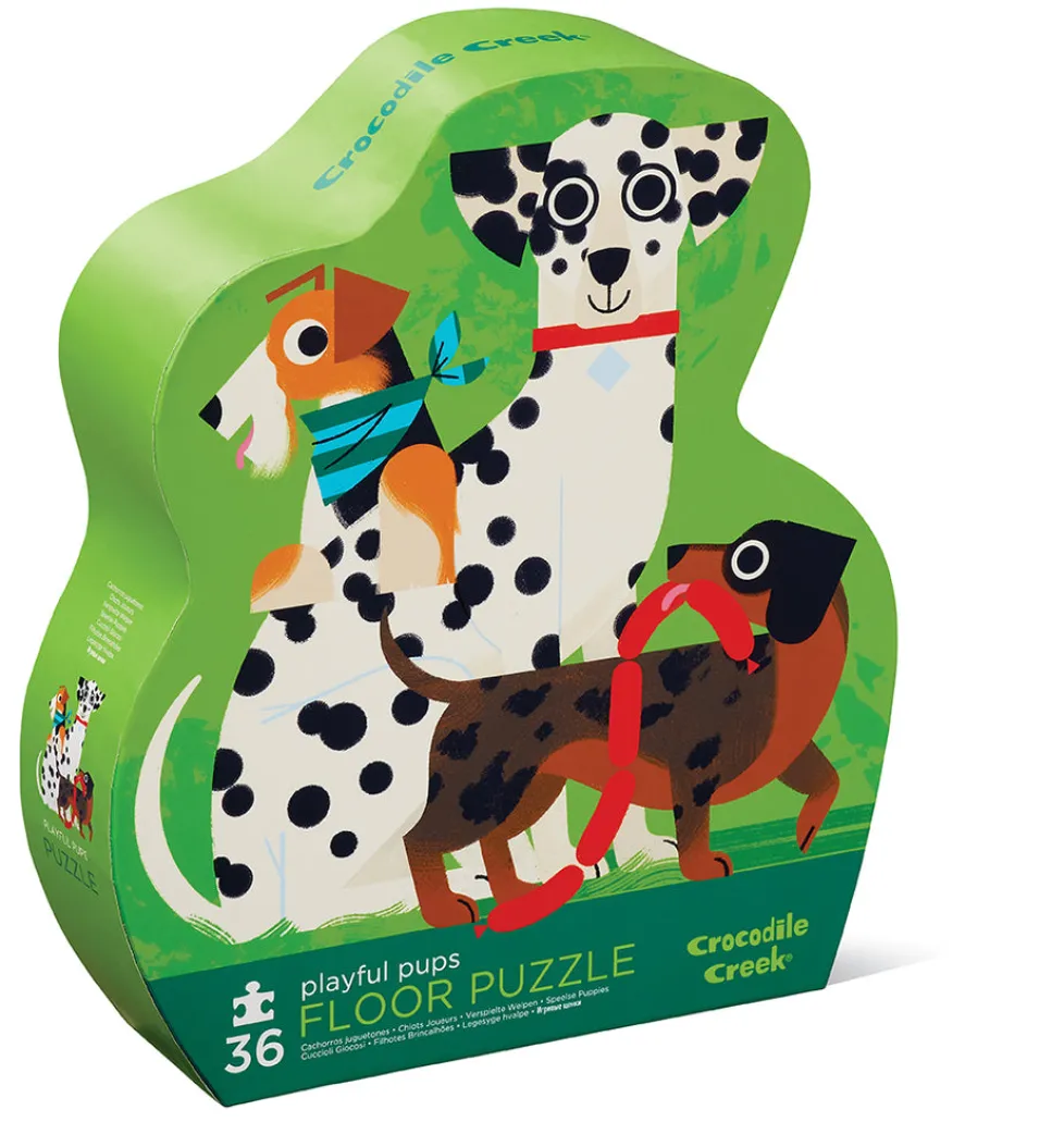 Crocodile Creek 36 Piece Floor Puzzle Playful Pups