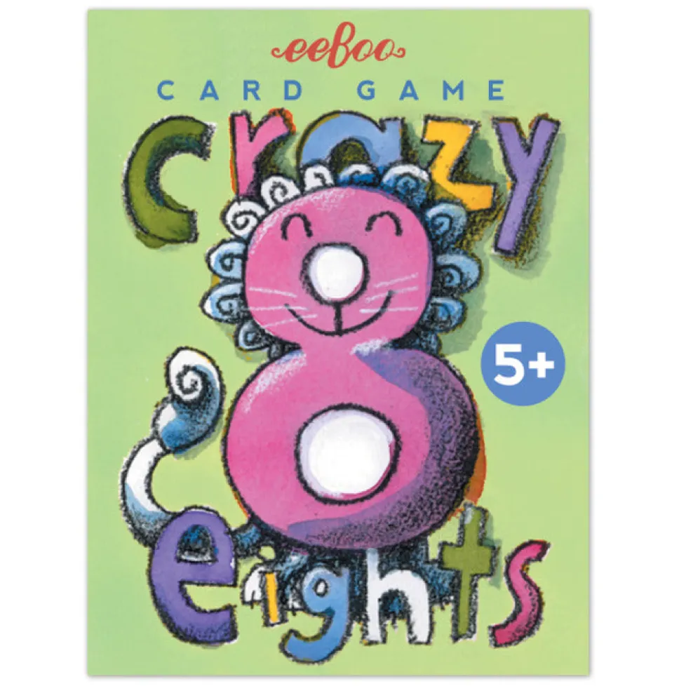 eeBoo Card Game Crazy Eights