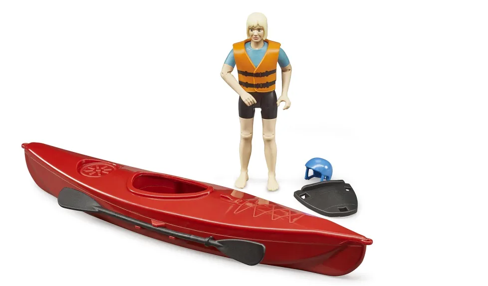 Bruder® Kayak with Figure