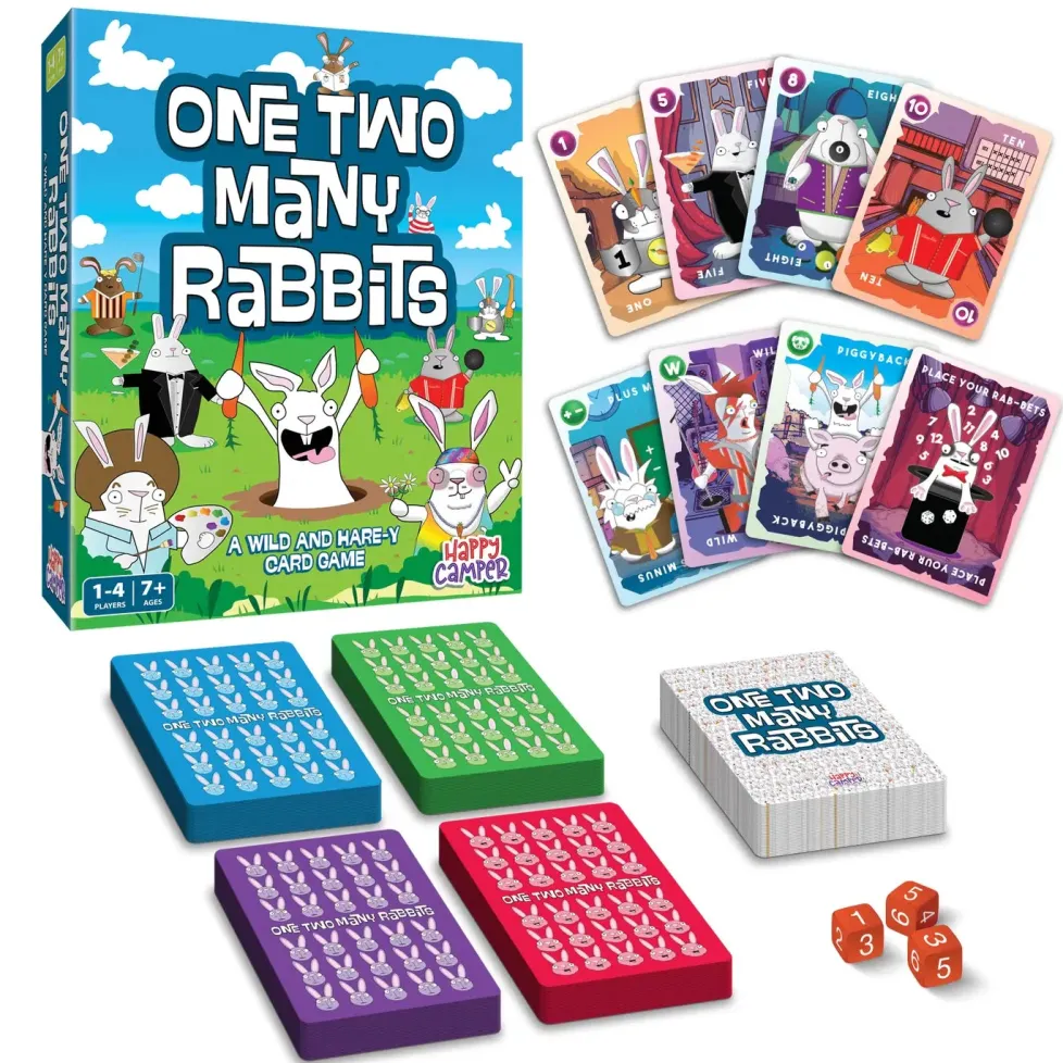 One Two Many Rabbits - A Wild & Harey Card Game