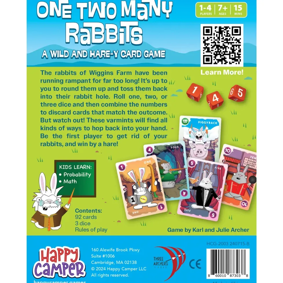 One Two Many Rabbits - A Wild & Harey Card Game