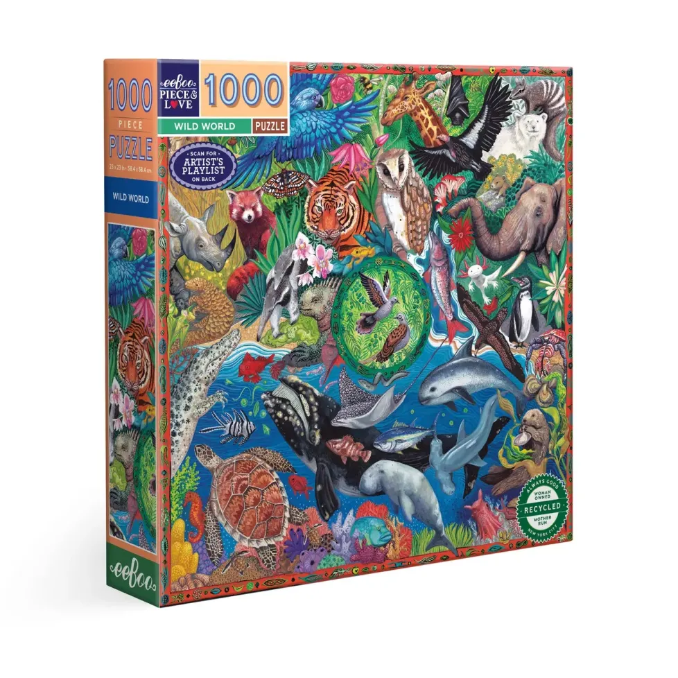 eeBoo 1000 Piece Puzzle Wild World