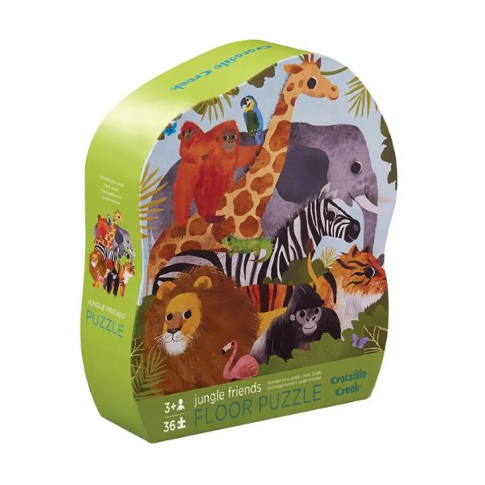 Crocodile Creek 36 Piece Floor Puzzle Jungle Friends