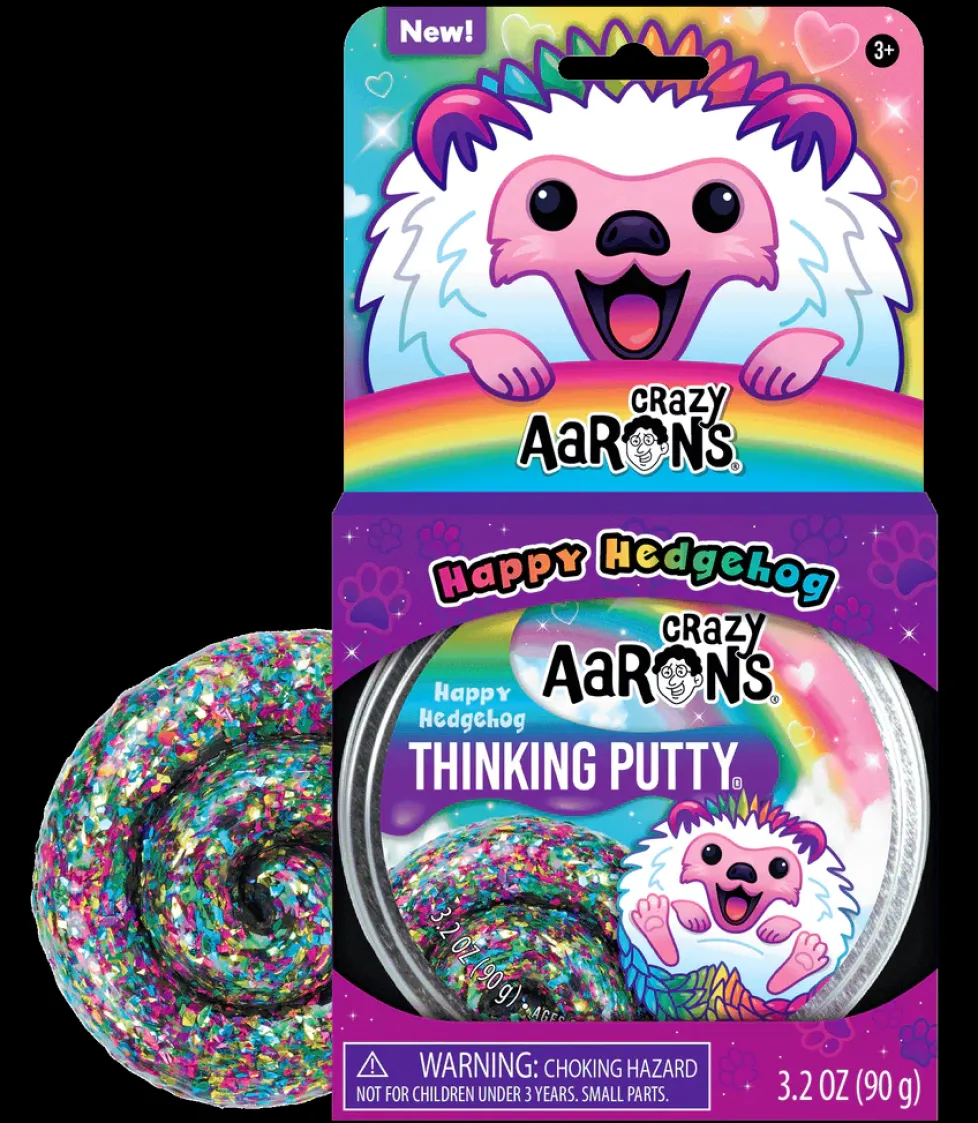 Crazy Aaron's® Thinking Putty® Pets - Happy Hedgehog - Discontinued