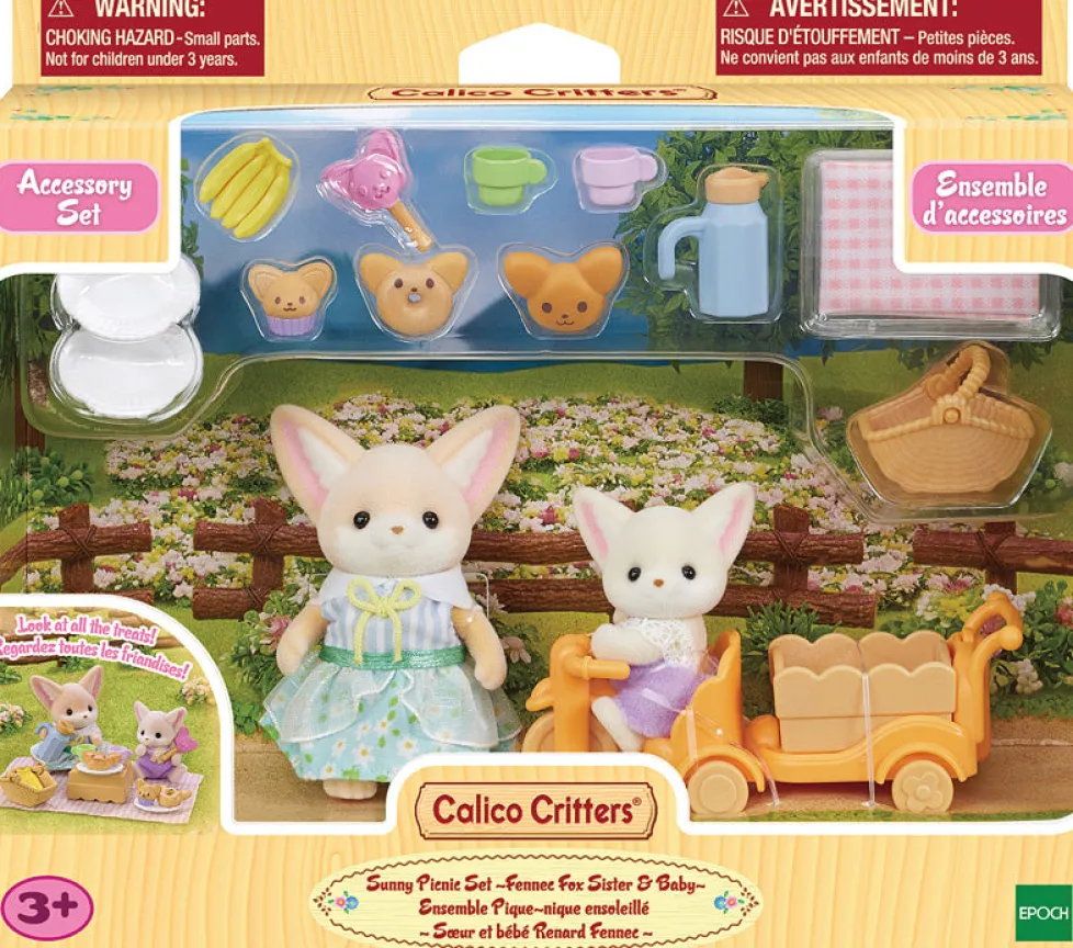 Calico Critters Sunny Picnic Set Fennec Fox