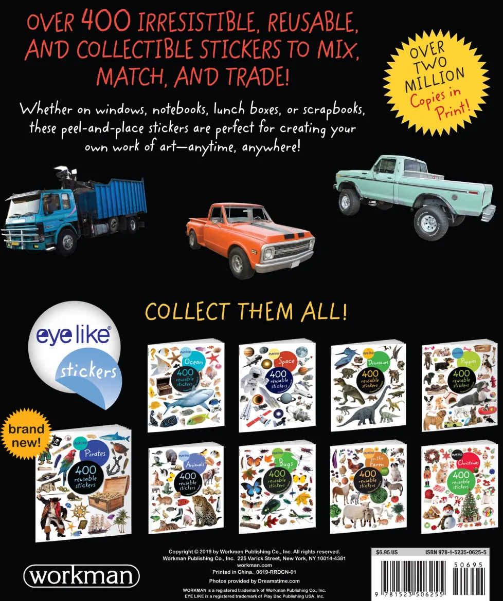 EyeLike Stickers: Trucks