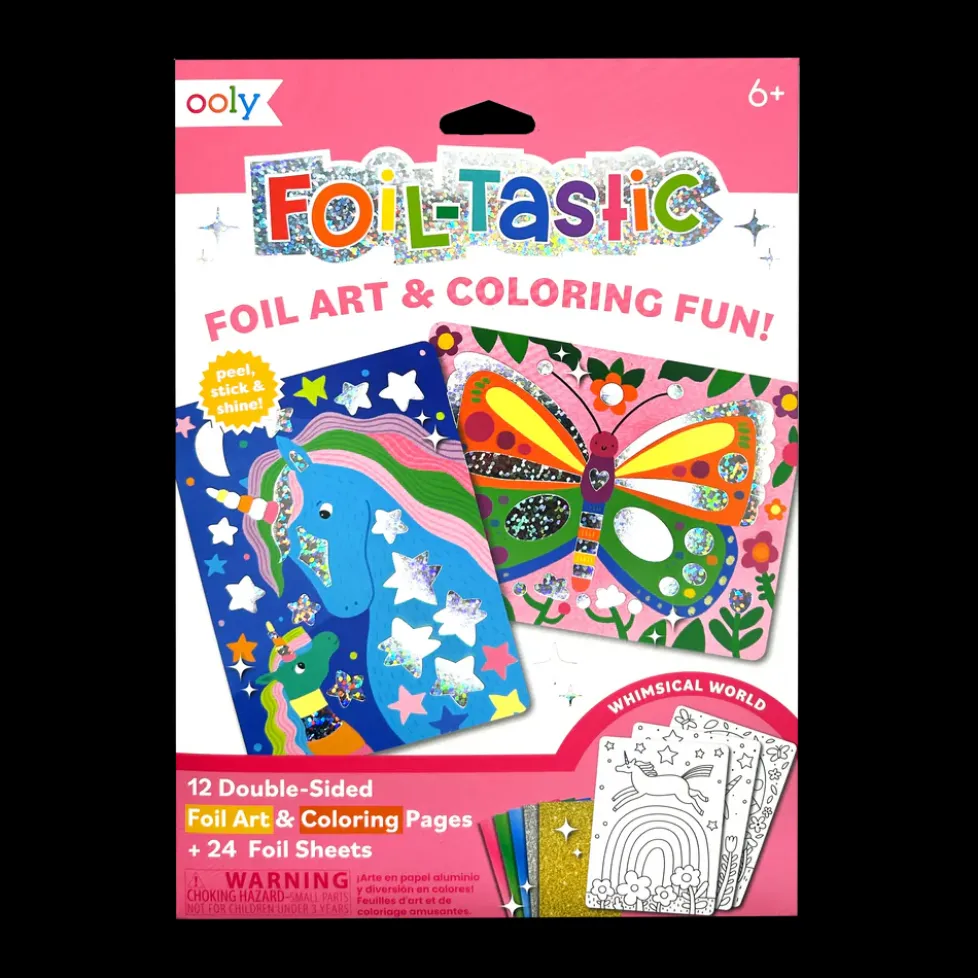 Ooly Foil-tastic Foil Art & Coloring Set - Whimsical World