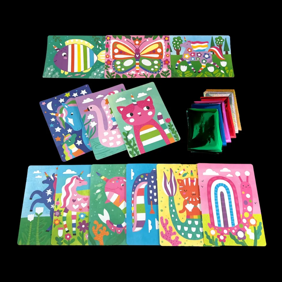Ooly Foil-tastic Foil Art & Coloring Set - Whimsical World