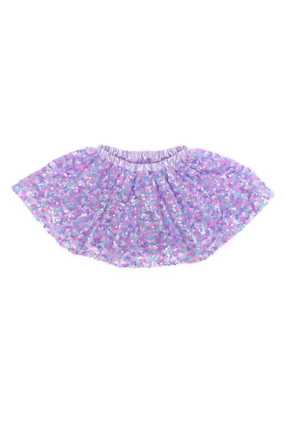 Great Pretenders Purple Party Fun Sequins Skirt Size 4/6