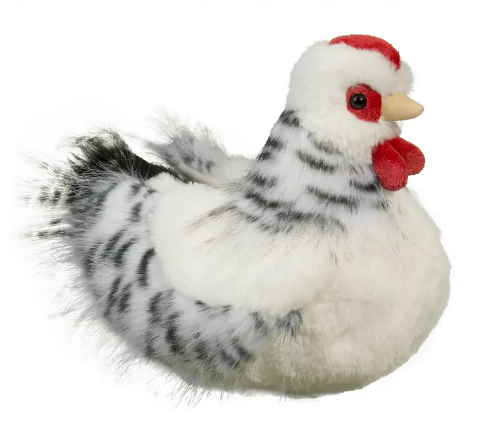 Douglas Salty Black & White Hen 9"