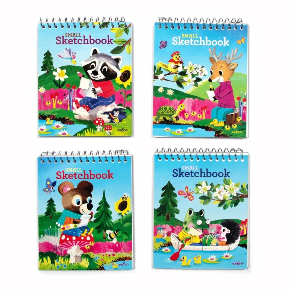 eeBoo Small Sketchbook Assortment: Woodland Friends