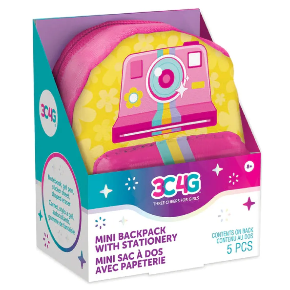 Make it Real: Retro Gamer Mini Backpack with Stationary Assorted